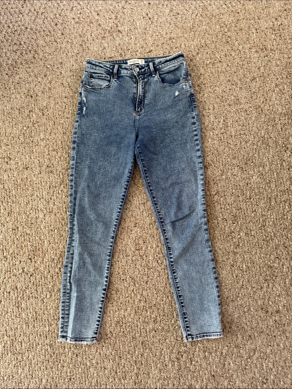 Abercrombie & Fitch Super Skinny High Rise Curve Love Jeans